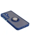 Hurtownia GSM - Bizon Case Hybrid Ring Samsung Galaxy S24 smoky cu un cadru albastru închis - BIZ4020 - {ean13} - Hurt