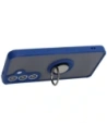 Hurtownia GSM - Etui z uchwytem na palec Bizon Case Hybrid Ring do Samsung Galaxy S24 przydymione z granatową ramką - BIZ4020 - {ean13} - Hurt