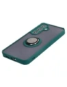 Hurtownia GSM - Bizon Case Hybrid Ring Samsung Galaxy S24 fumuriu cu un cadru verde închis - BIZ4021 - {ean13} - Hurt