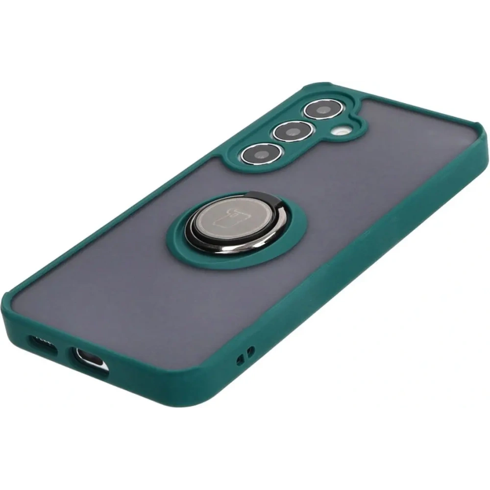 Hurtownia GSM - Bizon Case Hybrid Ring Samsung Galaxy S24 füstös sötétzöld kerettel - BIZ4021 - {ean13} - Hurt