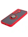 Hurtownia GSM - Bizon Case Hybrid Ring Samsung Galaxy S24 fumuriu cu un cadru roșu - BIZ4022 - {ean13} - Hurt