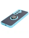 Hurtownia GSM - Bizon Case Hybrid Ring Samsung Galaxy S24 fumuriu cu un cadru bleu deschis - BIZ4023 - {ean13} - Hurt
