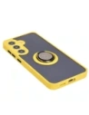 Hurtownia GSM - Bizon Case Hybrid Ring Samsung Galaxy S24 fumuriu cu un cadru galben - BIZ4024 - {ean13} - Hurt