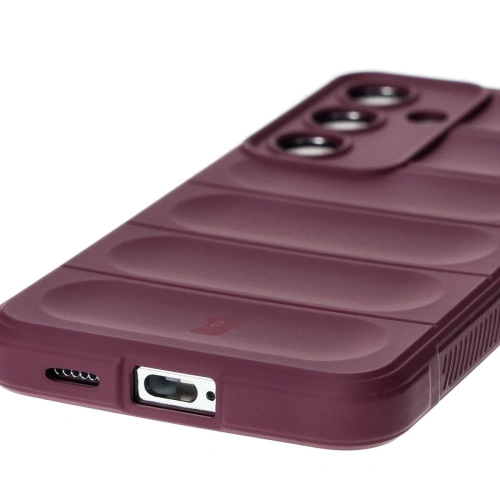 Pancerne etui Bizon Case Tur do Samsung Galaxy S24 ciemnofioletowe