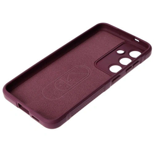 Pancerne etui Bizon Case Tur do Samsung Galaxy S24 ciemnofioletowe