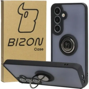 Hurtownia GSM - Bizon Case Hybrid Ring Samsung Galaxy S24 Plus fumuriu cu un cadru negru - BIZ4032 - {ean13} - Hurt