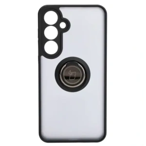 Hurtownia GSM - Bizon Case Hybrid Ring Samsung Galaxy S24 Plus fumuriu cu un cadru negru - BIZ4032 - {ean13} - Hurt