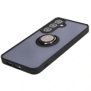 Wholesale Bizon Case Hybrid Ring Samsung Galaxy S24 Plus smoky with a black frame - BIZ4032 - {ean13} - Hurt