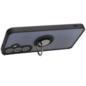 Wholesale Bizon Case Hybrid Ring Samsung Galaxy S24 Plus smoky with a black frame - BIZ4032 - {ean13} - Hurt