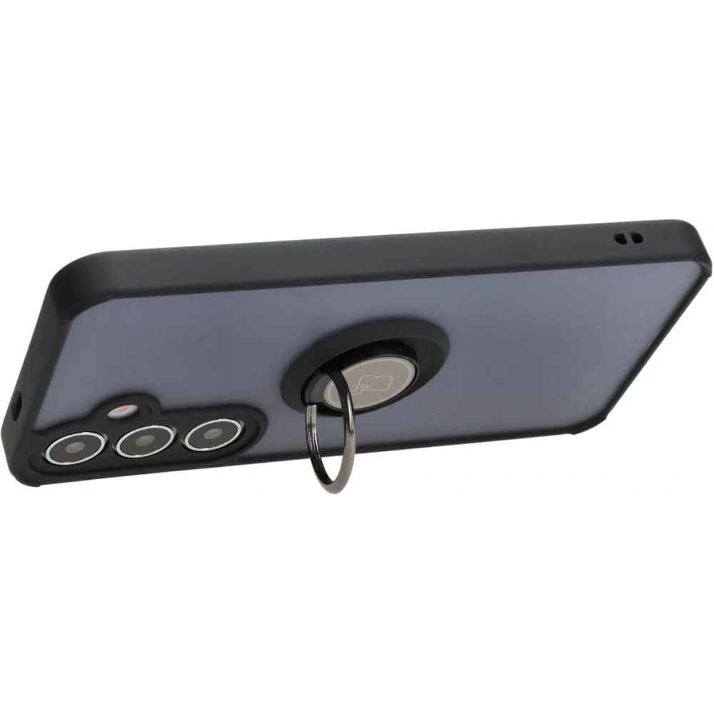 Hurtownia GSM - Bizon Case Hybrid Ring Samsung Galaxy S24 Plus fumuriu cu un cadru negru - BIZ4032 - {ean13} - Hurt
