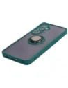 Wholesale Bizon Case Hybrid Ring Samsung Galaxy S24 Plus smoky with a dark green frame - BIZ4034 - {ean13} - Hurt