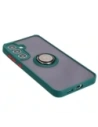 Wholesale Bizon Case Hybrid Ring Samsung Galaxy S24 Plus smoky with a dark green frame - BIZ4034 - {ean13} - Hurt
