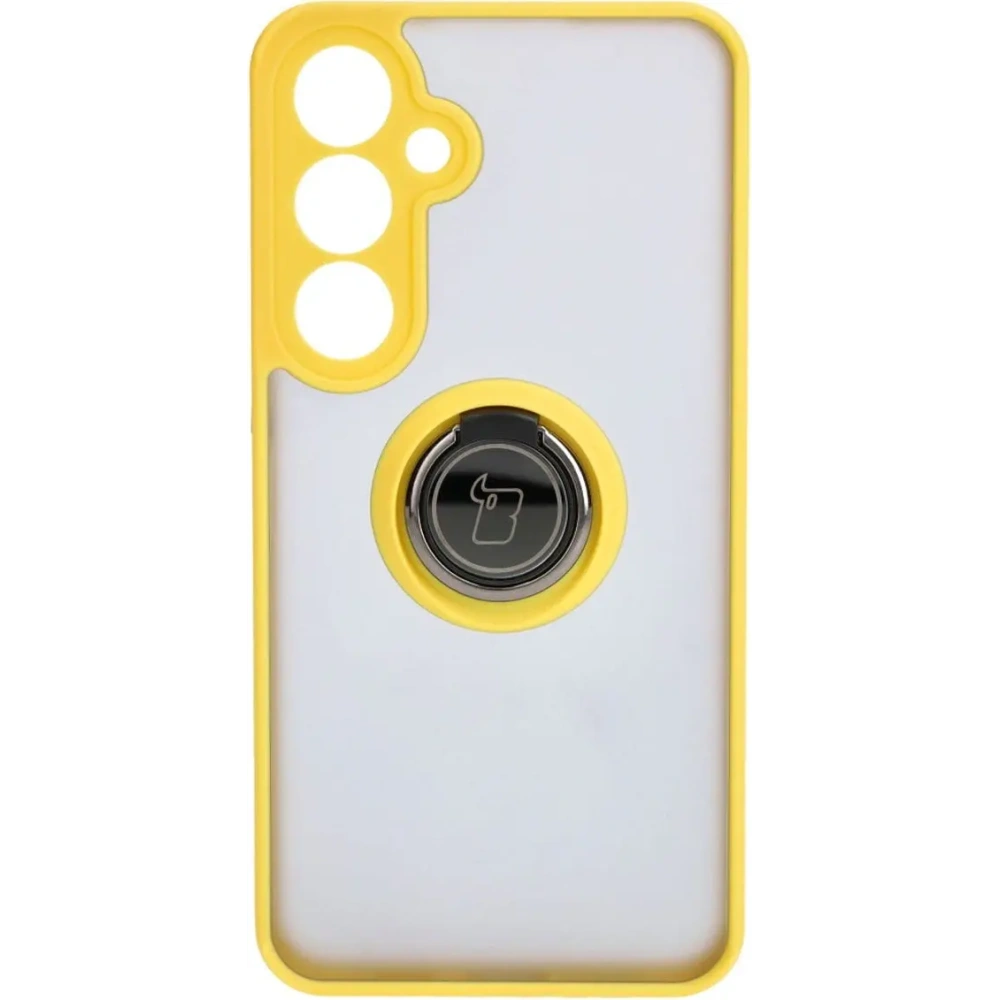Hurtownia GSM - Bizon Case Hybrid Ring Samsung Galaxy S24 Plus füstös sárga kerettel - BIZ4037 - {ean13} - Hurt