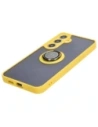 Hurtownia GSM - Bizon Case Hybrid Ring Samsung Galaxy S24 Plus füstös sárga kerettel - BIZ4037 - {ean13} - Hurt