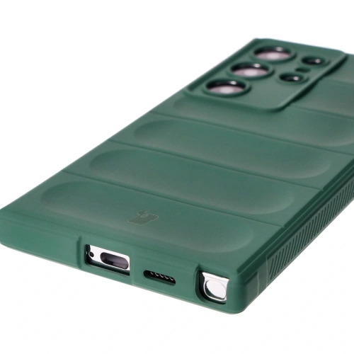 Pancerne etui Bizon Case Tur do Samsung Galaxy S24 Ultra ciemnozielone