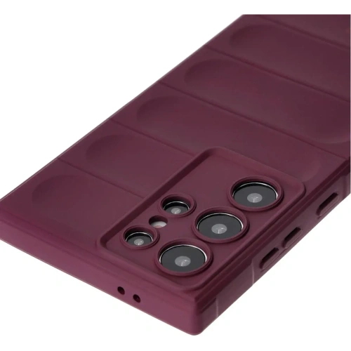 Pancerne etui Bizon Case Tur do Samsung Galaxy S24 Ultra ciemnofioletowe