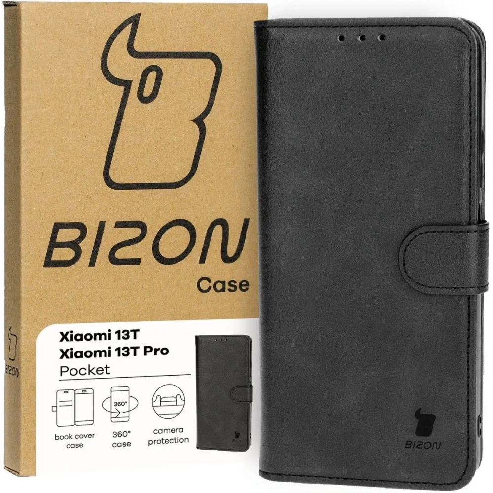 Hurtownia GSM - Bizon Case Pocket Xiaomi 13T Pro / 13T fekete - BIZ4047 - {ean13} - Hurt