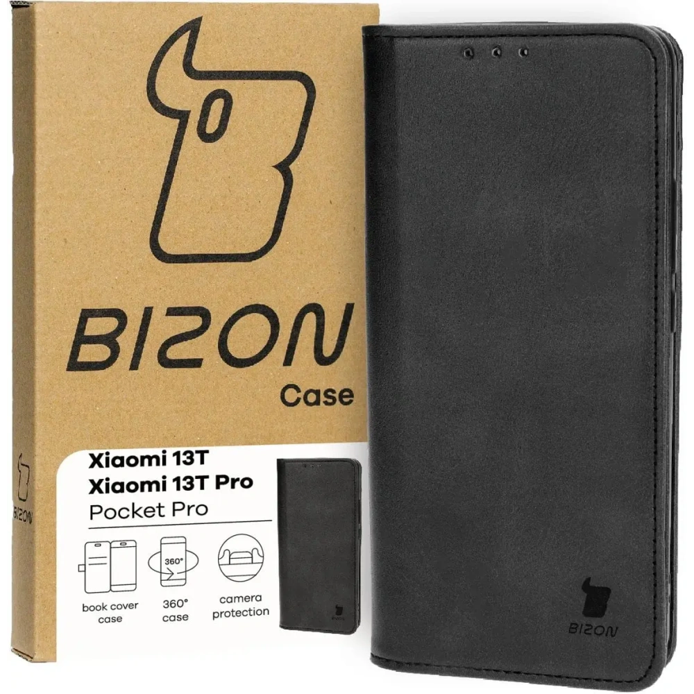 Hurtownia GSM - Bizon Case Pocket Pro Xiaomi 13T Pro / 13T fekete - BIZ4050 - {ean13} - Hurt