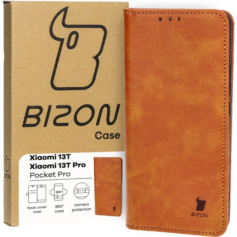 Wholesale Bizon Case Pocket Pro Xiaomi 13T Pro / 13T brown - BIZ4051 - {ean13} - Hurt