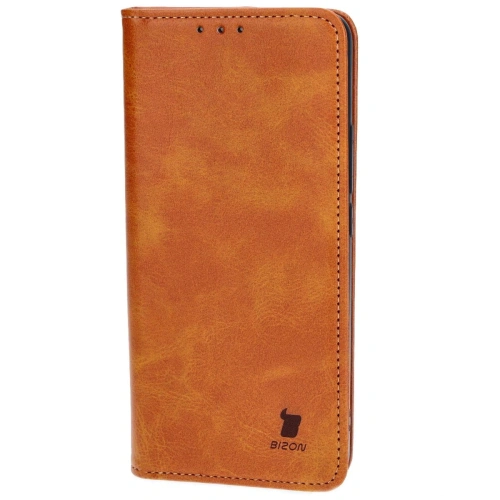 Etui z klapką Bizon Case Pocket Pro do Xiaomi 13T Pro / 13T brązowe
