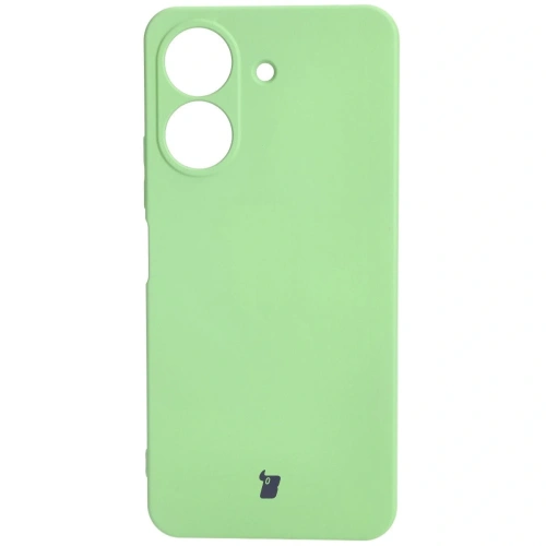 Etui Bizon Case Silicone do Redmi 13C / Poco C65 jasnozielone