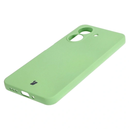 Etui Bizon Case Silicone do Redmi 13C / Poco C65 jasnozielone