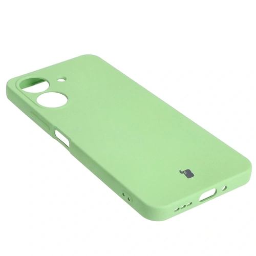 Etui Bizon Case Silicone do Redmi 13C / Poco C65 jasnozielone
