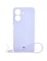 Etui Bizon Case Silicone pro Redmi 13C / Poco C65 jasně fialové