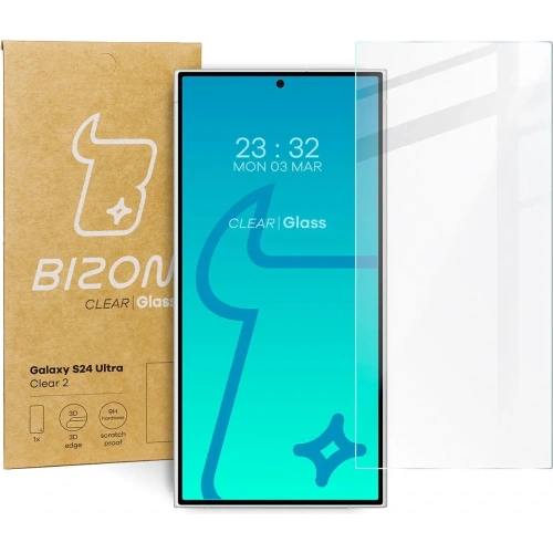 Szkło hartowane Bizon Glass Clear 2 do Samsung Galaxy S24 Ultra