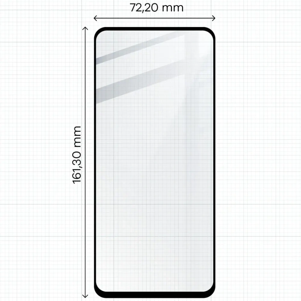 Wholesale Bizon Glass Edge 2 Oppo A79 5G black - BIZ4063 - {ean13} - Hurt