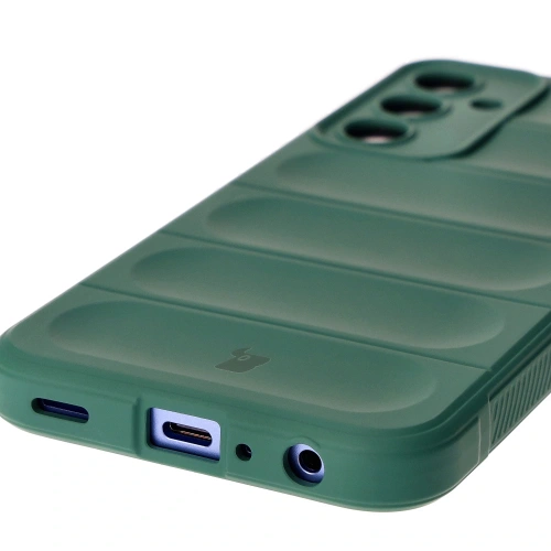Pancerne etui Bizon Case Tur do Samsung Galaxy A25 5G ciemnozielone