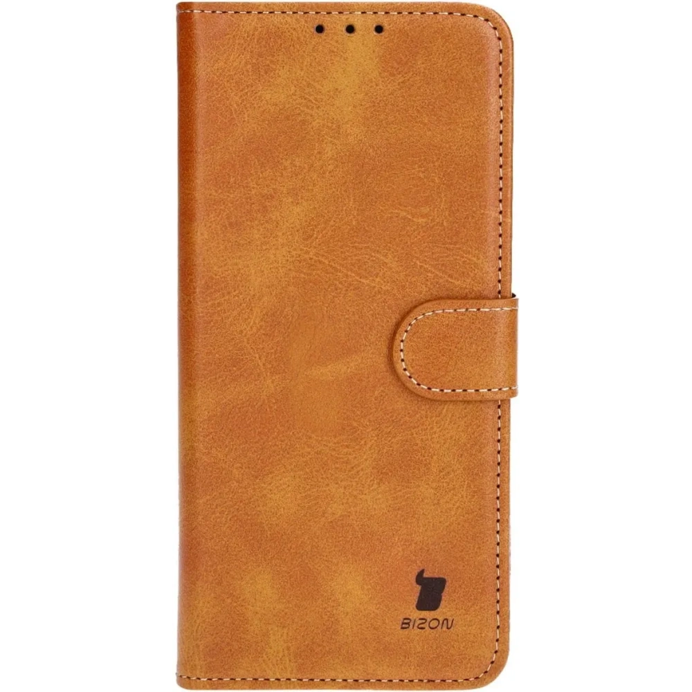 Hurtownia GSM - Etui z klapką Bizon Case Pocket do Motorola Moto G14 brązowe - BIZ4077 - {ean13} - Hurt
