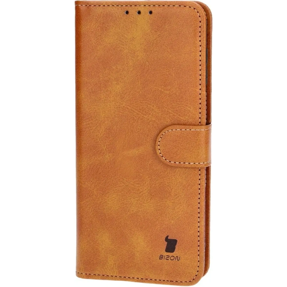 Hurtownia GSM - Etui z klapką Bizon Case Pocket do Motorola Moto G14 brązowe - BIZ4077 - {ean13} - Hurt