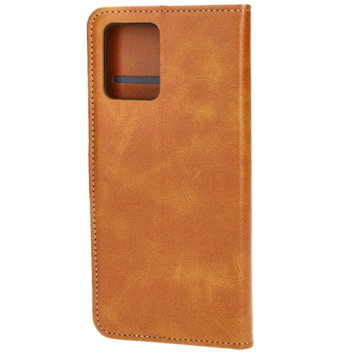 Etui z klapką Bizon Case Pocket do Motorola Moto G14 brązowe