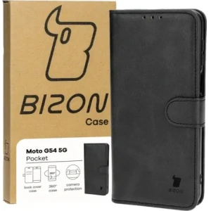 Hurtownia GSM - Etui s klopou Bizon Case Pocket pro Motorola Moto G54 5G černé - BIZ4082 - {ean13} - Hurt