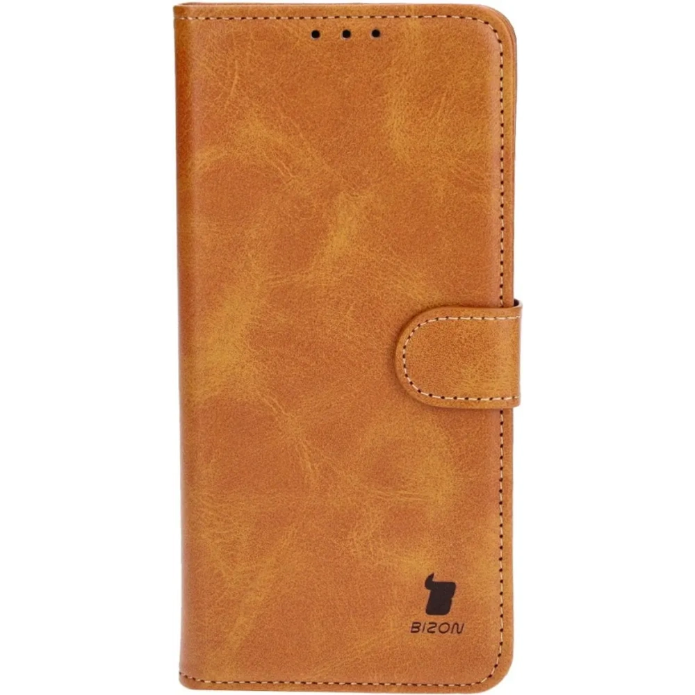 Hurtownia GSM - Etui z klapką Bizon Case Pocket do Motorola Moto G54 5G brązowe - BIZ4083 - {ean13} - Hurt