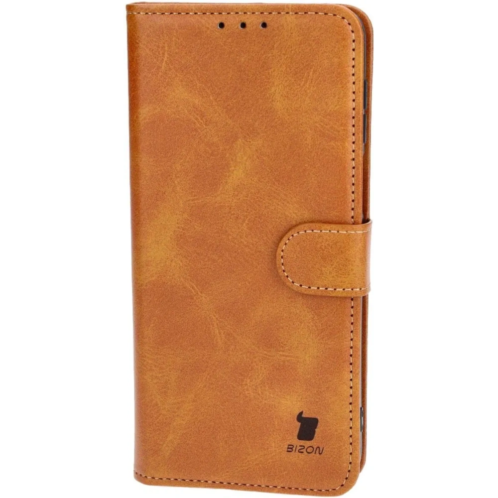 Hurtownia GSM - Etui z klapką Bizon Case Pocket do Motorola Moto G54 5G brązowe - BIZ4083 - {ean13} - Hurt