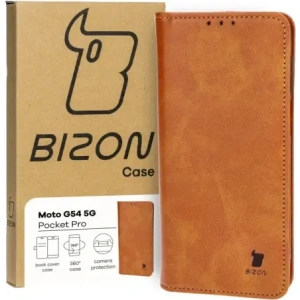 Wholesale Bizon Case Pocket Pro Motorola Moto G54 5G brown - BIZ4084 - {ean13} - Hurt