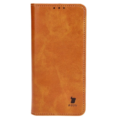 Etui z klapką Bizon Case Pocket Pro do Motorola Moto G54 5G brązowe