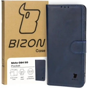 Hurtownia GSM - Etui z klapką Bizon Case Pocket do Motorola Moto G84 5G modré - BIZ4088 - {ean13} - Hurt