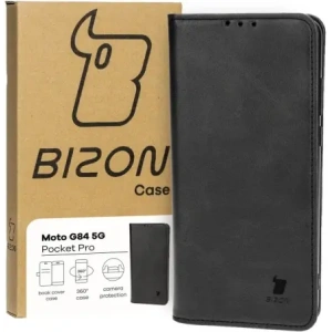 Hurtownia GSM - Etui s klopou Bizon Case Pocket Pro pro Motorola Moto G84 5G černé - BIZ4089 - {ean13} - Hurt