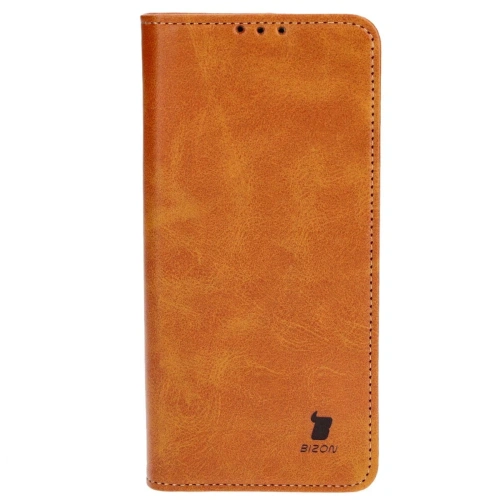 Etui z klapką Bizon Case Pocket Pro do Motorola Moto G84 5G brązowe
