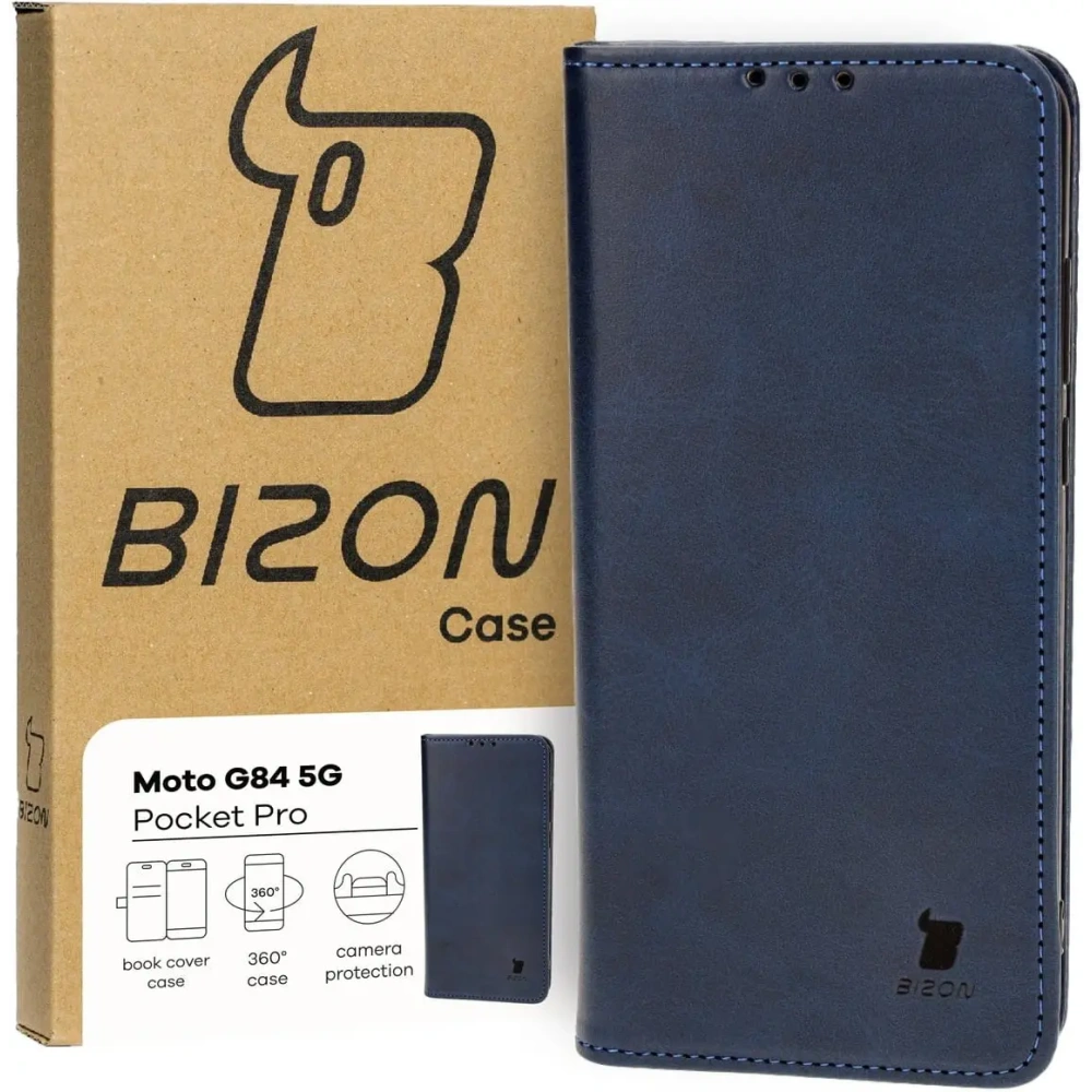 Hurtownia GSM - Etui z klapką Bizon Case Pocket Pro do Motorola Moto G84 5G modré - BIZ4091 - {ean13} - Hurt