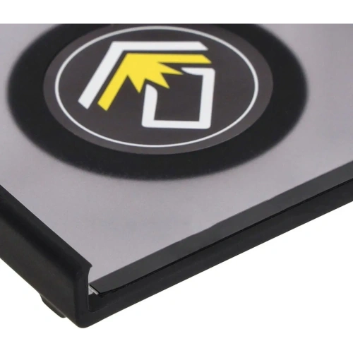 Etui z uchwytem na palec Bizon Case Hybrid Ring do Motorola Razr 40 przydymione z czarną ramką