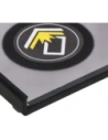 Bizon Case Hybrid Ring Motorola Razr 40 rauchig mit einem schwarzen Rahmen