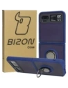 Hurtownia GSM - Etui s úchytem na prst Bizon Case Hybrid Ring pro Motorola Razr 40 kouřové s modrým rámečkem - BIZ4093 - {ean13} - Hurt