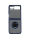 Hurtownia GSM - Etui s úchytem na prst Bizon Case Hybrid Ring pro Motorola Razr 40 kouřové s modrým rámečkem - BIZ4093 - {ean13} - Hurt