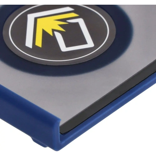 Etui z uchwytem na palec Bizon Case Hybrid Ring do Motorola Razr 40 przydymione z granatową ramką