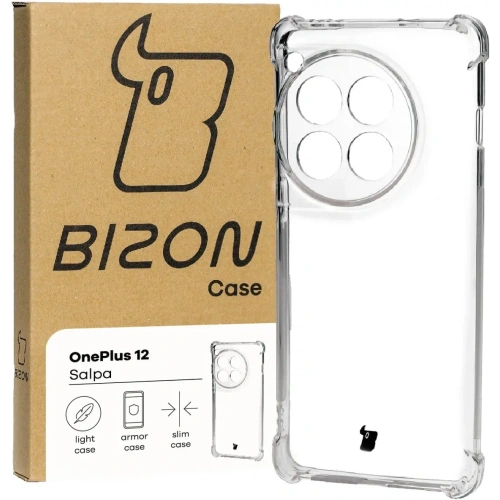 Elastyczne etui Bizon Case Salpa do OnePlus 12 przezroczyste