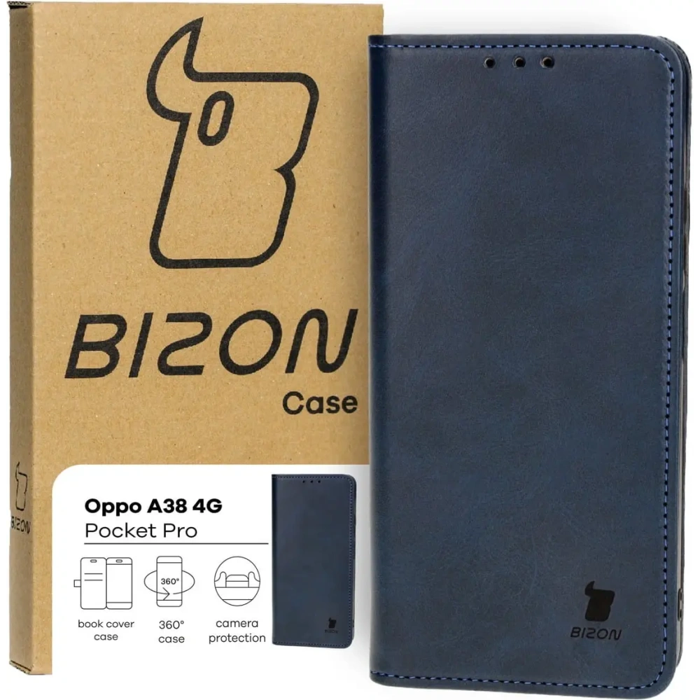 Wholesale Bizon Case Pocket Pro Oppo A38 4G navy blue - BIZ4097 - {ean13} - Hurt